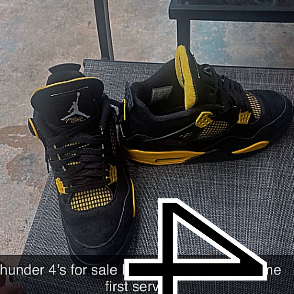 Black and Yellow Sneakers